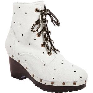 Opening Ceremony Ankle Clog Lace up Boots JOELLE